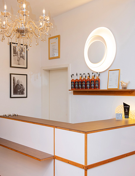 Bereich des Friseursalons